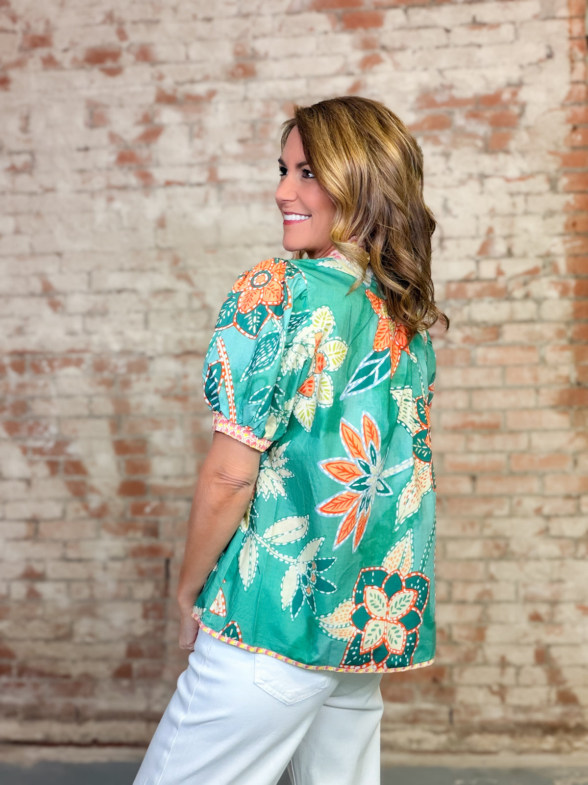 Solaman Floral Top FINAL SALE