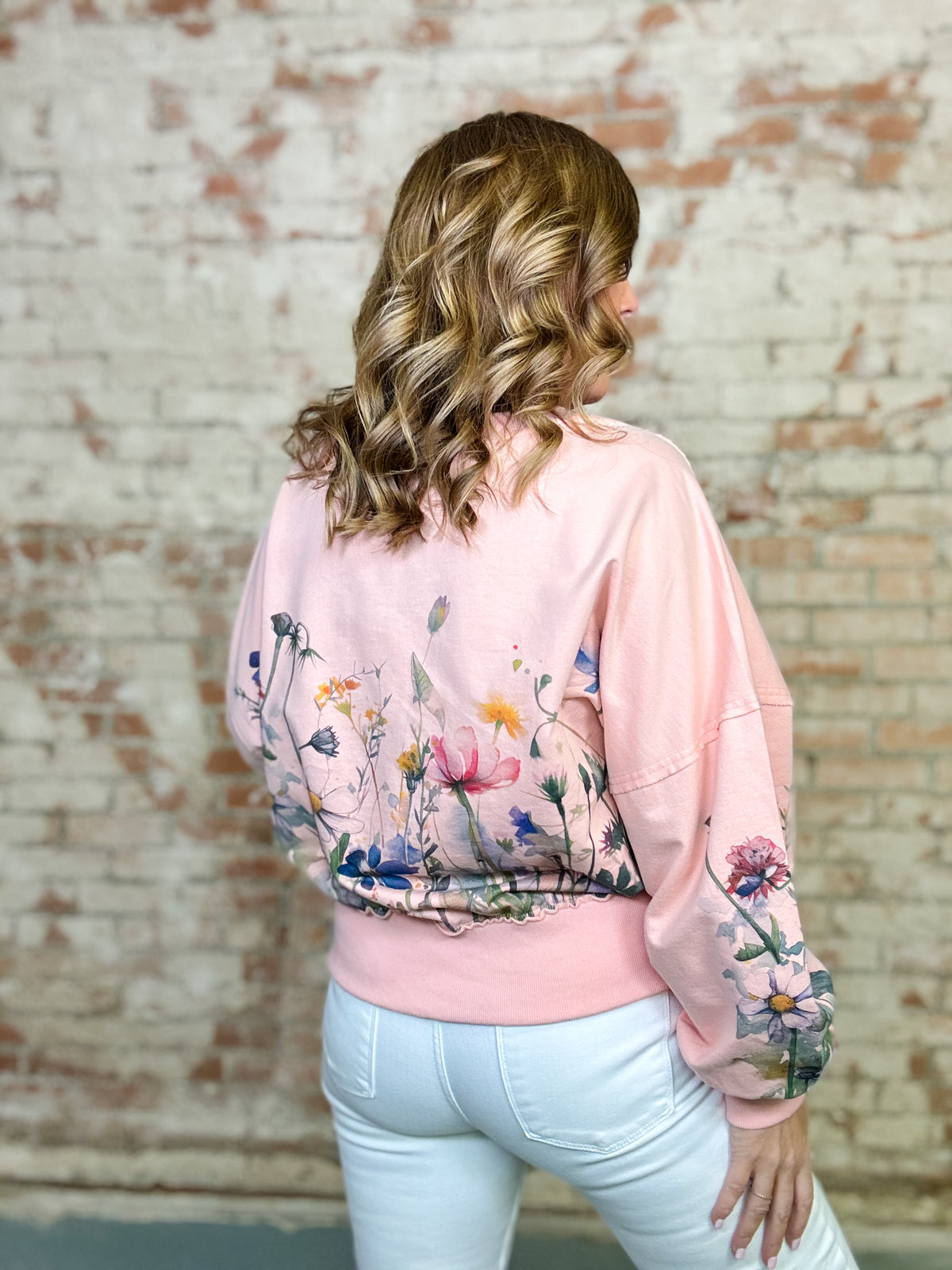 Ingrid Floral Pullover - Final Sale