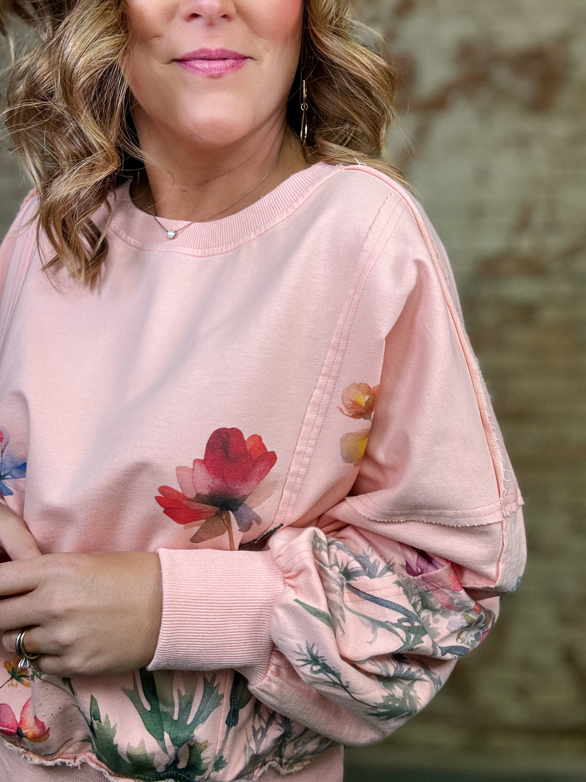 Ingrid Floral Pullover - Final Sale