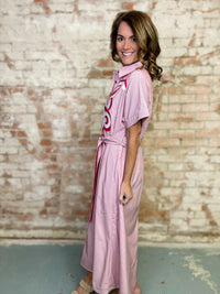 Ember Pinstripe Dress FINAL SALE