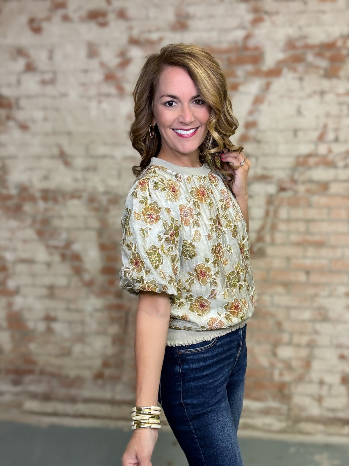 Belinda Floral Top