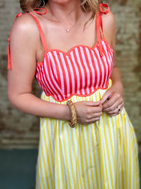 Caiden Striped Sleeveless Dress FINAL SALE