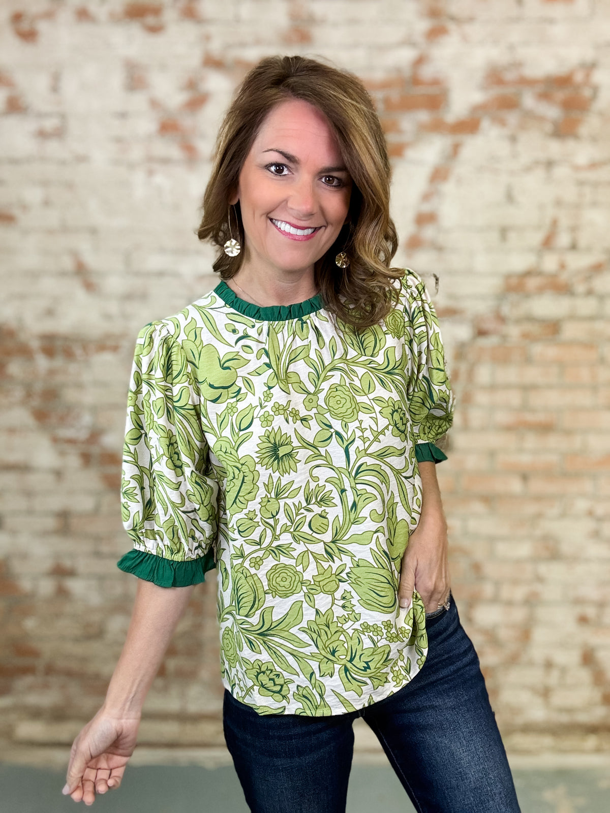Scarlett Floral Print Top - FINAL SALE