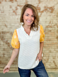 Baxley Floral Organza Top - FINAL SALE