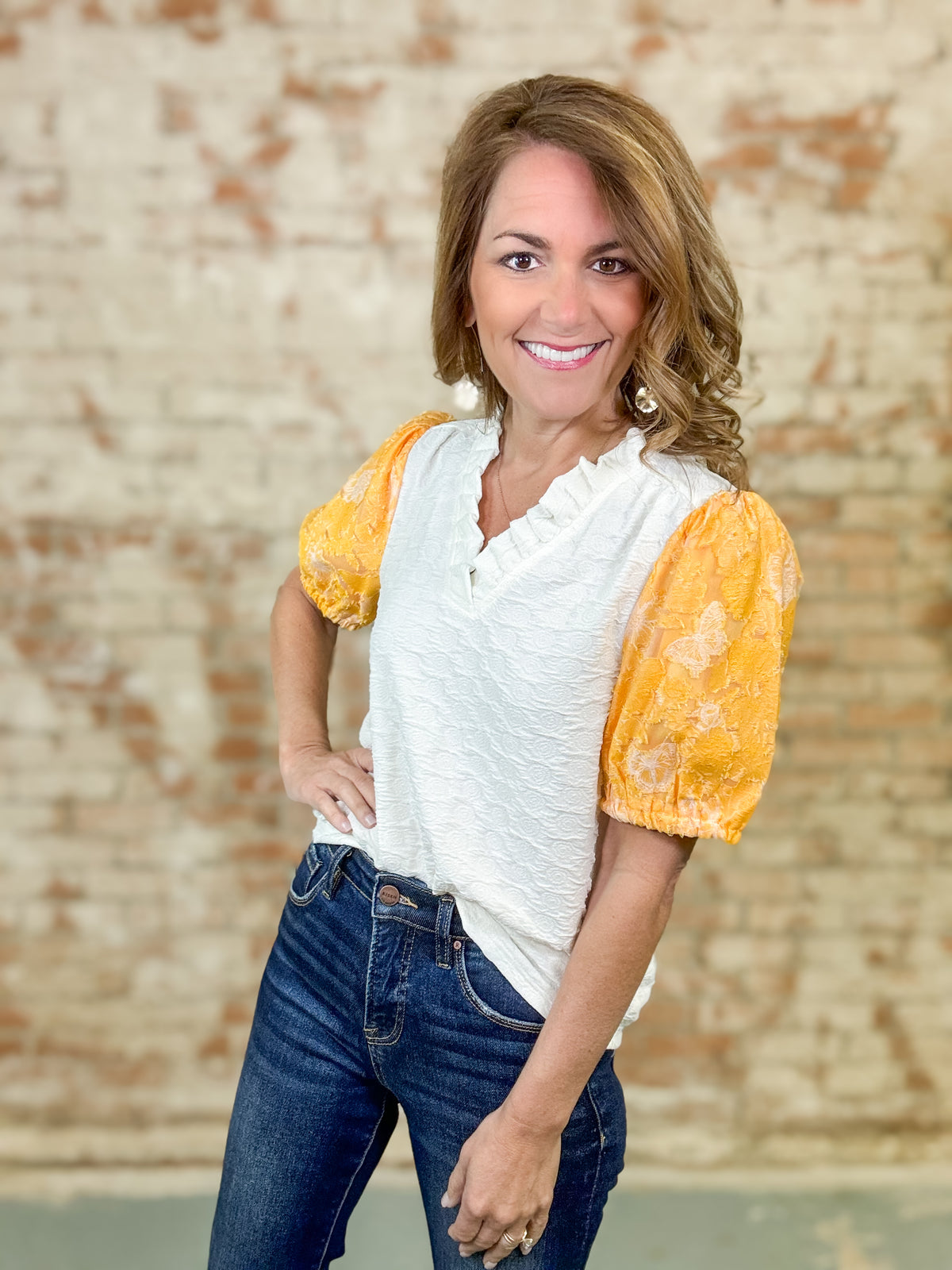 Baxley Floral Organza Top - FINAL SALE