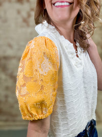 Baxley Floral Organza Top - FINAL SALE