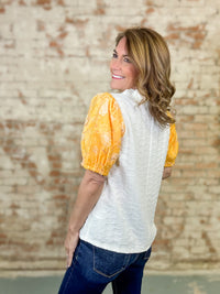 Baxley Floral Organza Top - FINAL SALE