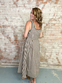 Lorraine Sleeveless Stripe Dress