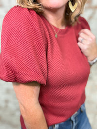 Alta Solid Textured Top