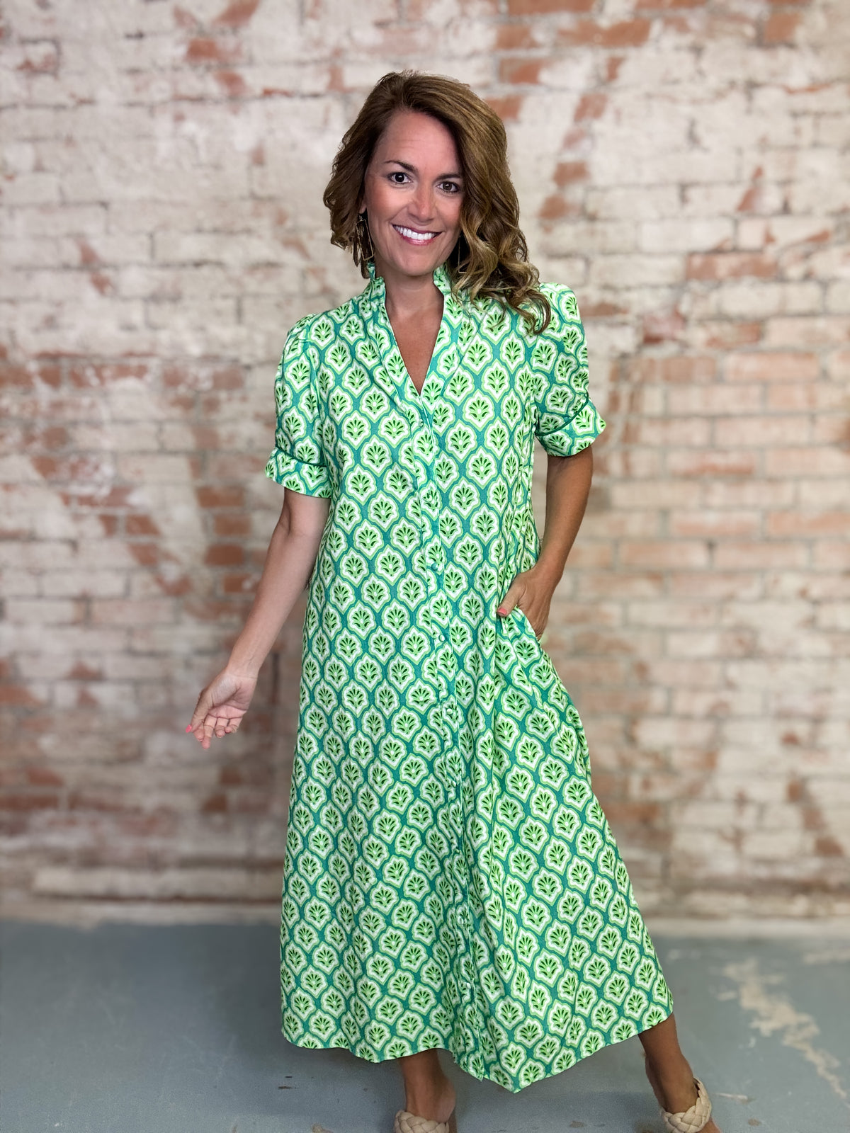 Dietta Button Down Dress