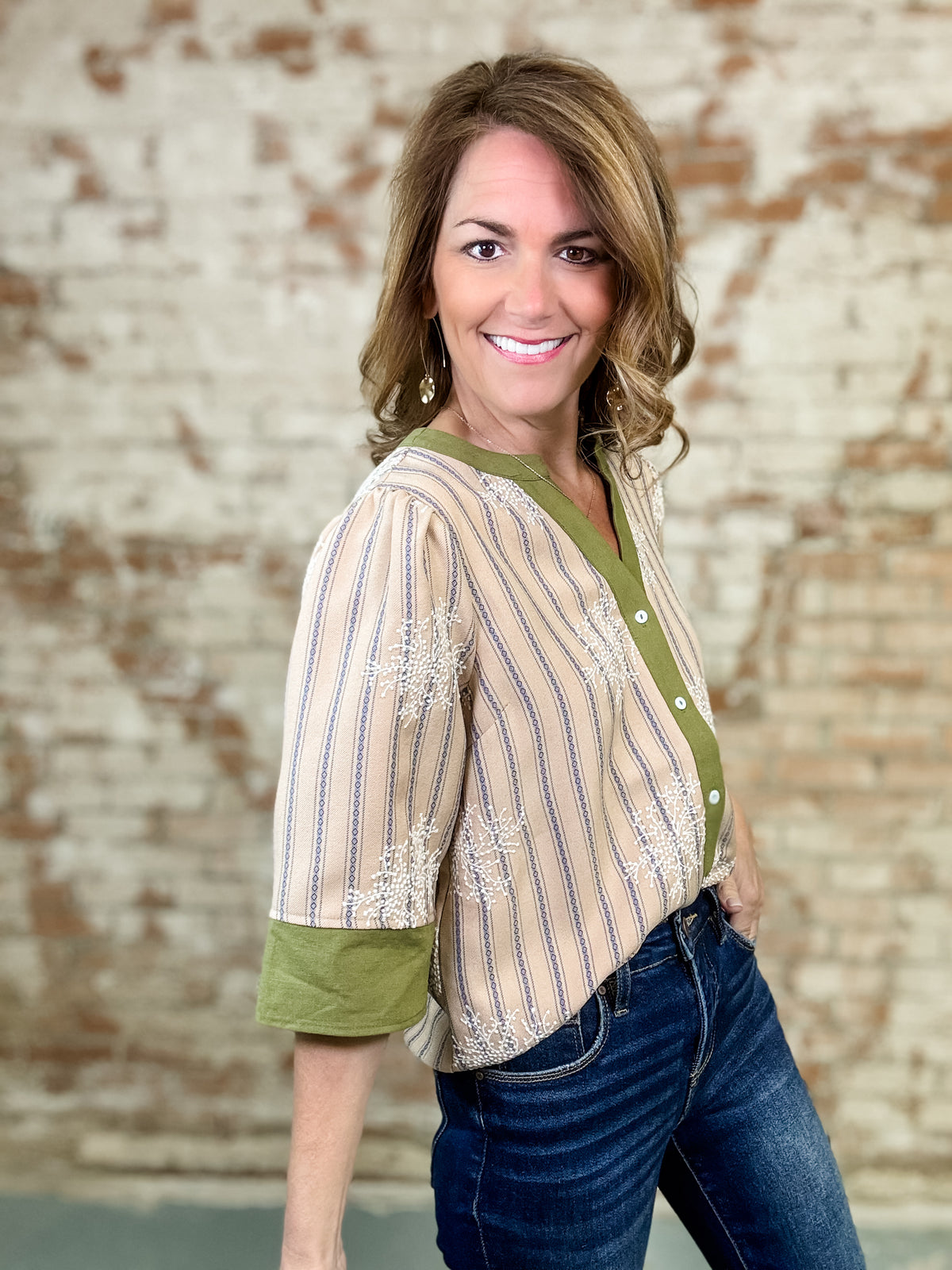 Virginia Floral Embroidered Top - FINAL SALE