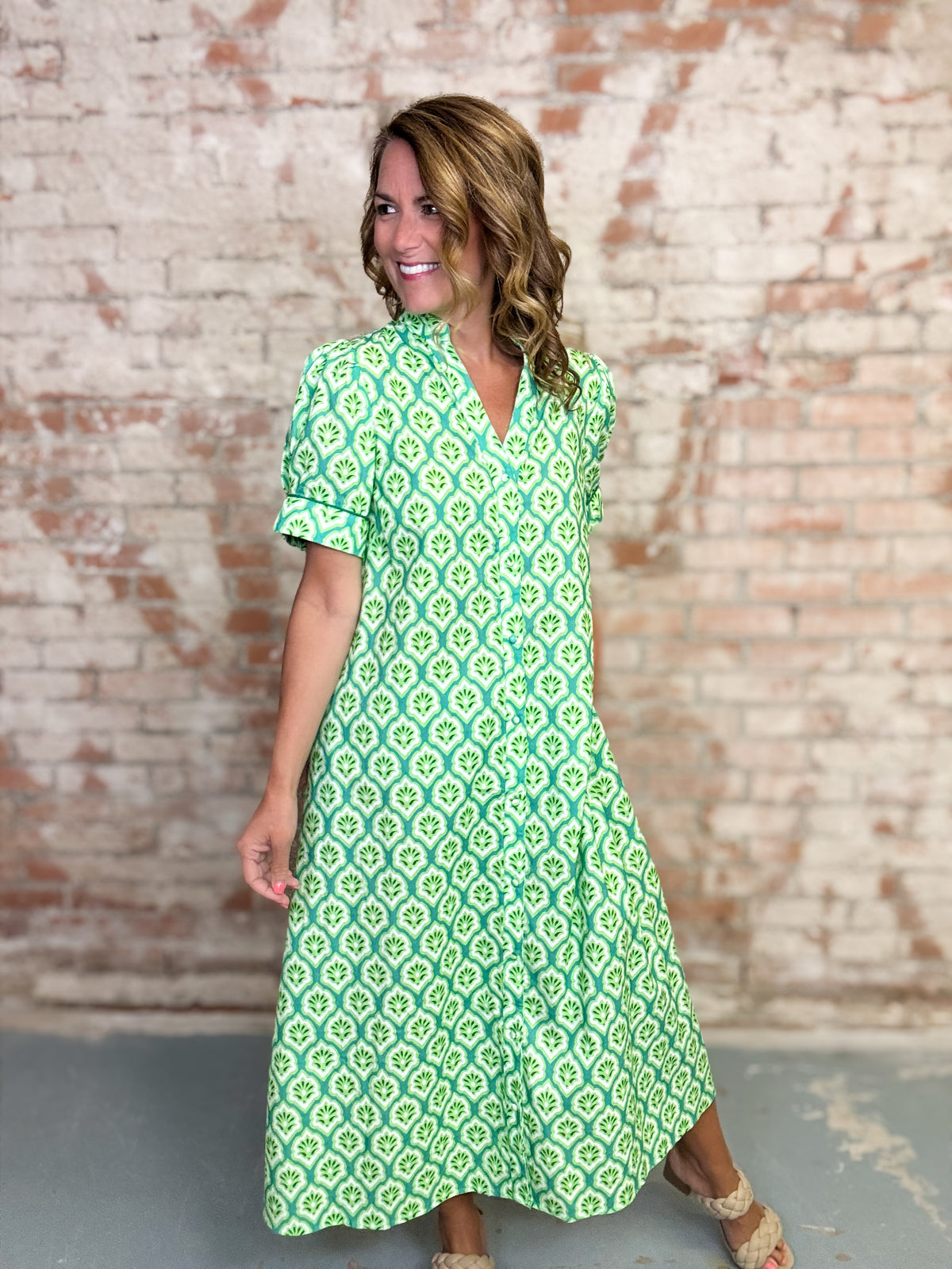 Dietta Button Down Dress