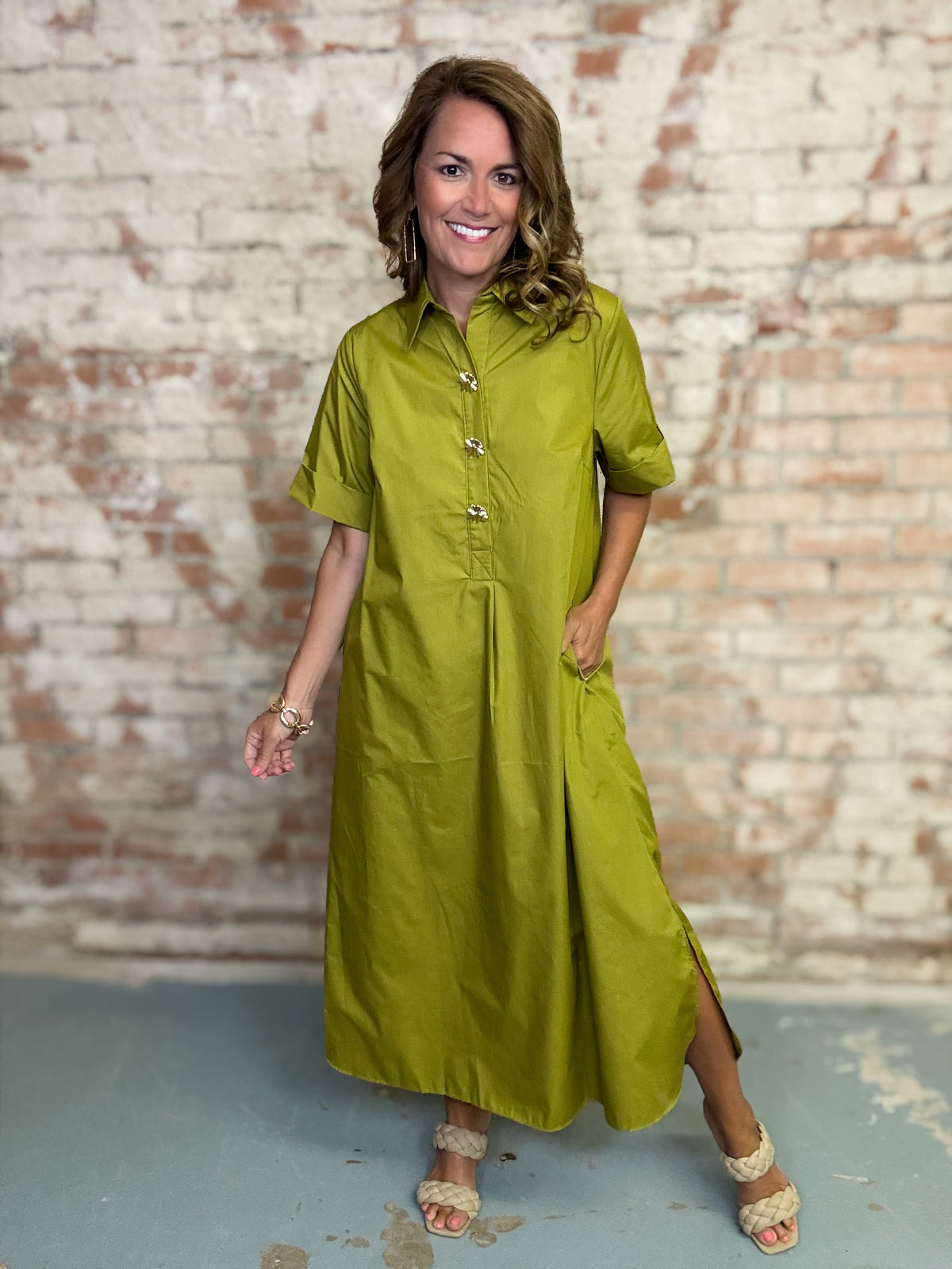 Larai Solid Dress