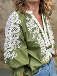Vivian Embroidered Top