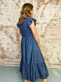 Cicely Smocked Maxi Dress