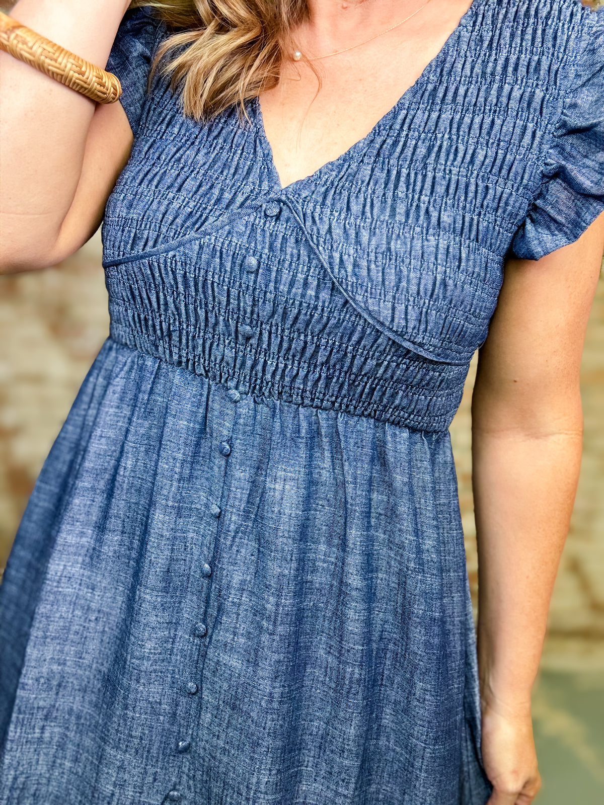 Cicely Smocked Maxi Dress