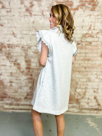 Annalea Flutter Sleeve Dress FINAL SALE