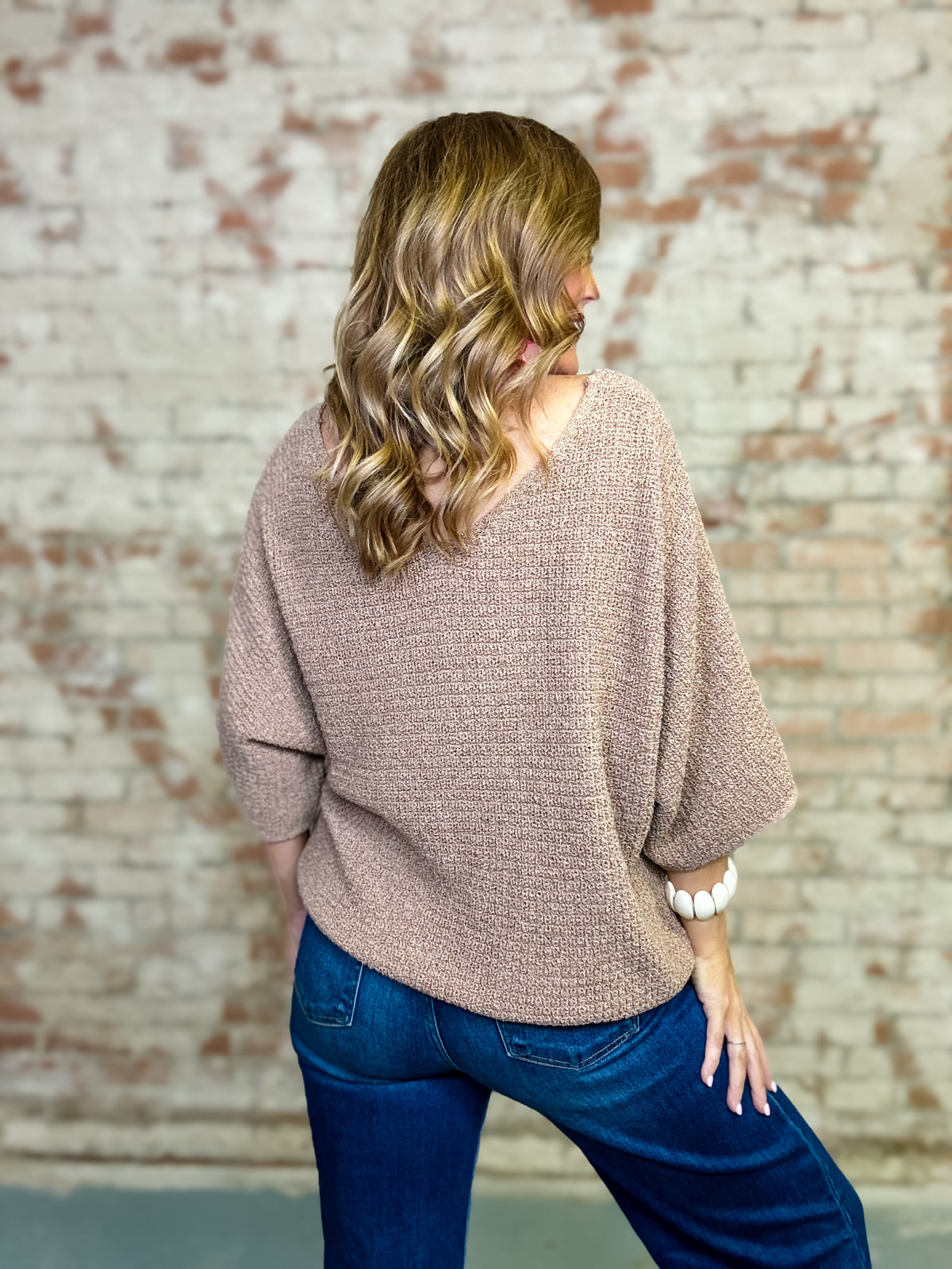 Becca Solid Sweater Top