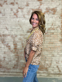 Edgar Leopard Top