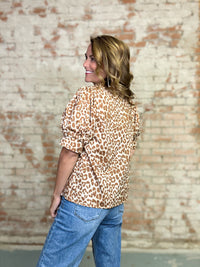 Edgar Leopard Top