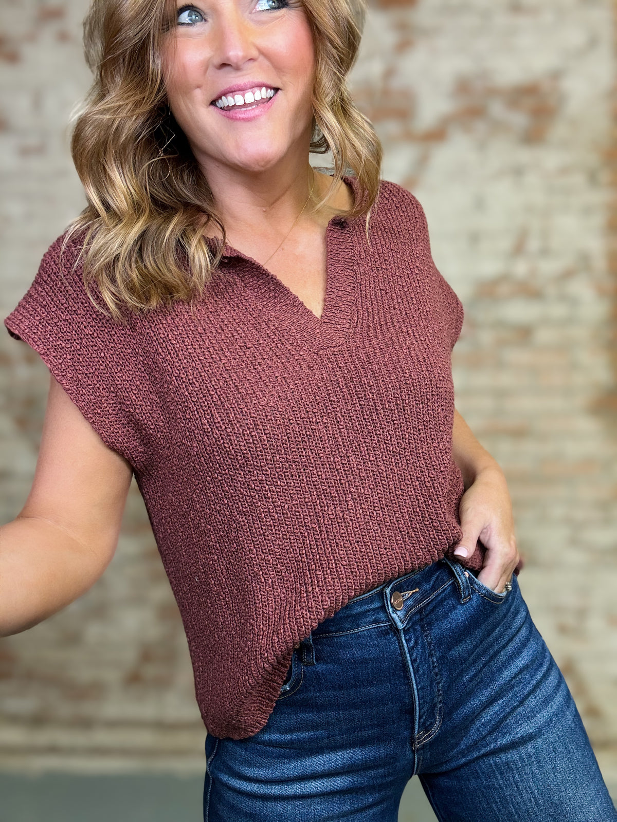 Chrystal Sweater Top