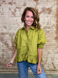 Darlene Ruffle Top