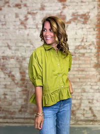 Darlene Ruffle Top