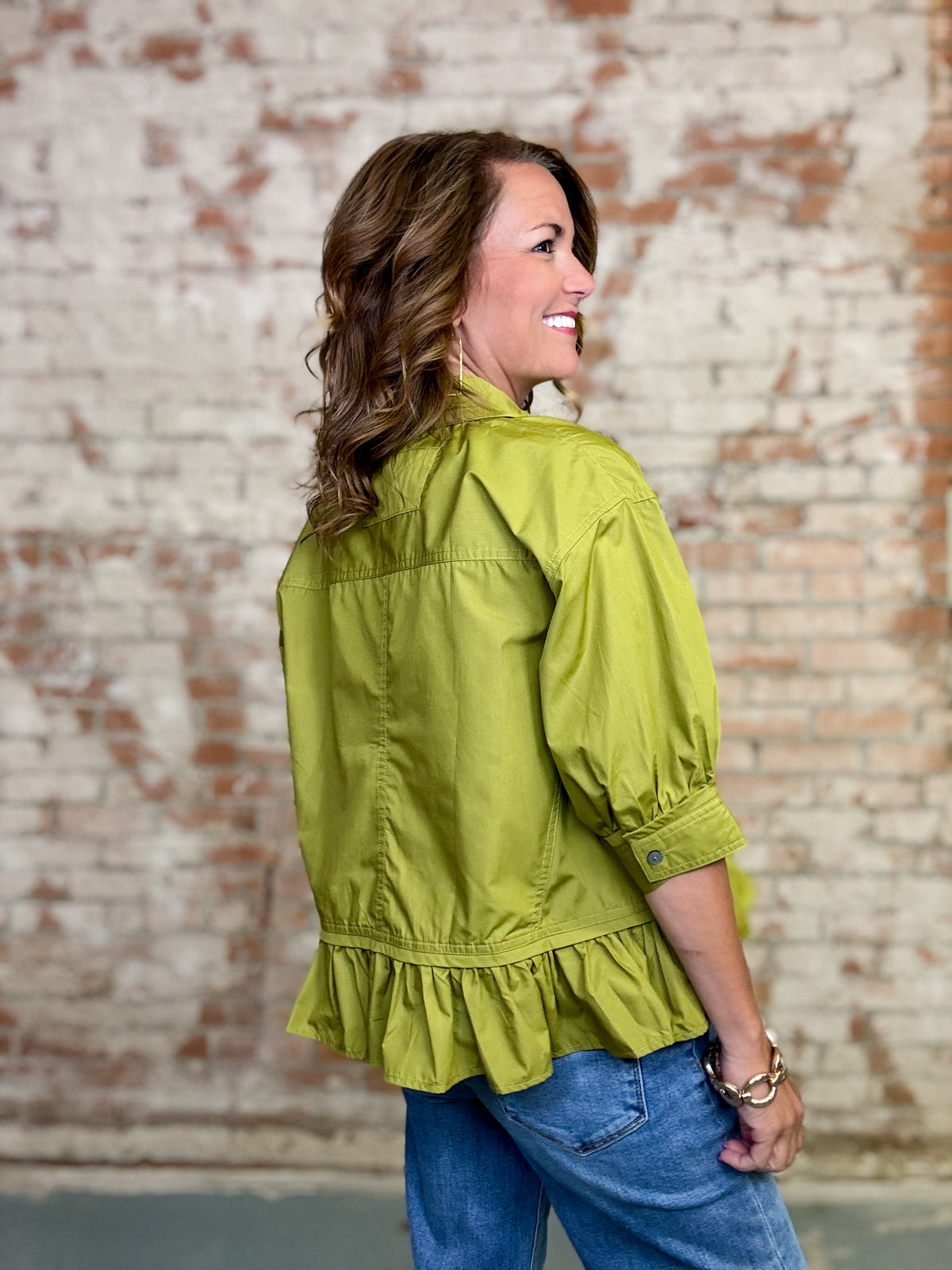 Darlene Ruffle Top