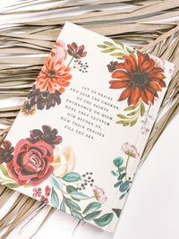 Madrid Floral Notebook