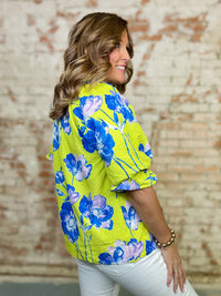 Abby Floral Top FINAL SALE