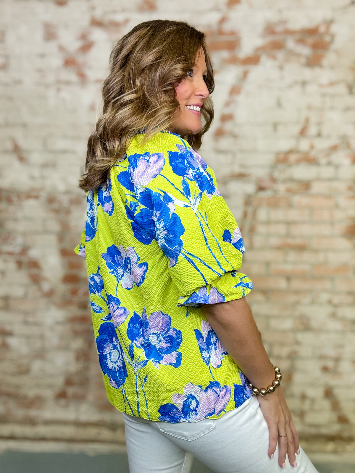 Abby Floral Top FINAL SALE