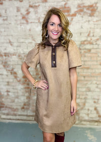 THML Maribel Suede Dress