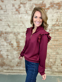 Shandy Quarter Zip Pullover - FINAL SALE