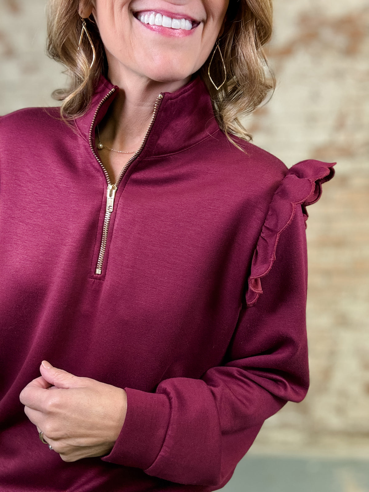 Shandy Quarter Zip Pullover - FINAL SALE