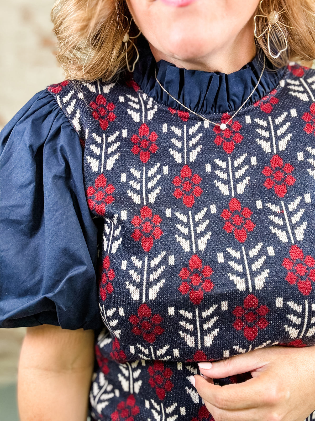 THML Tannie Puff Sleeve Top - FINAL SALE