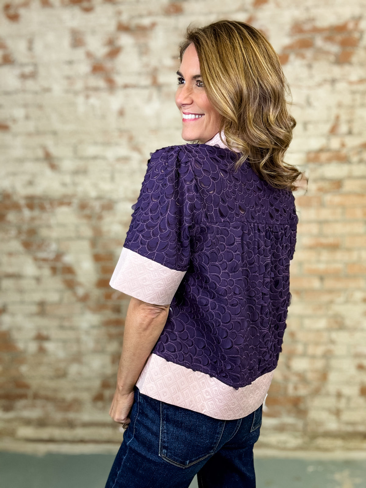 Violeta Scalloped Top - FINAL SALE