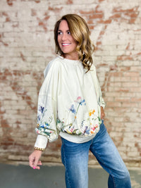 Marcia Floral Pullover Top