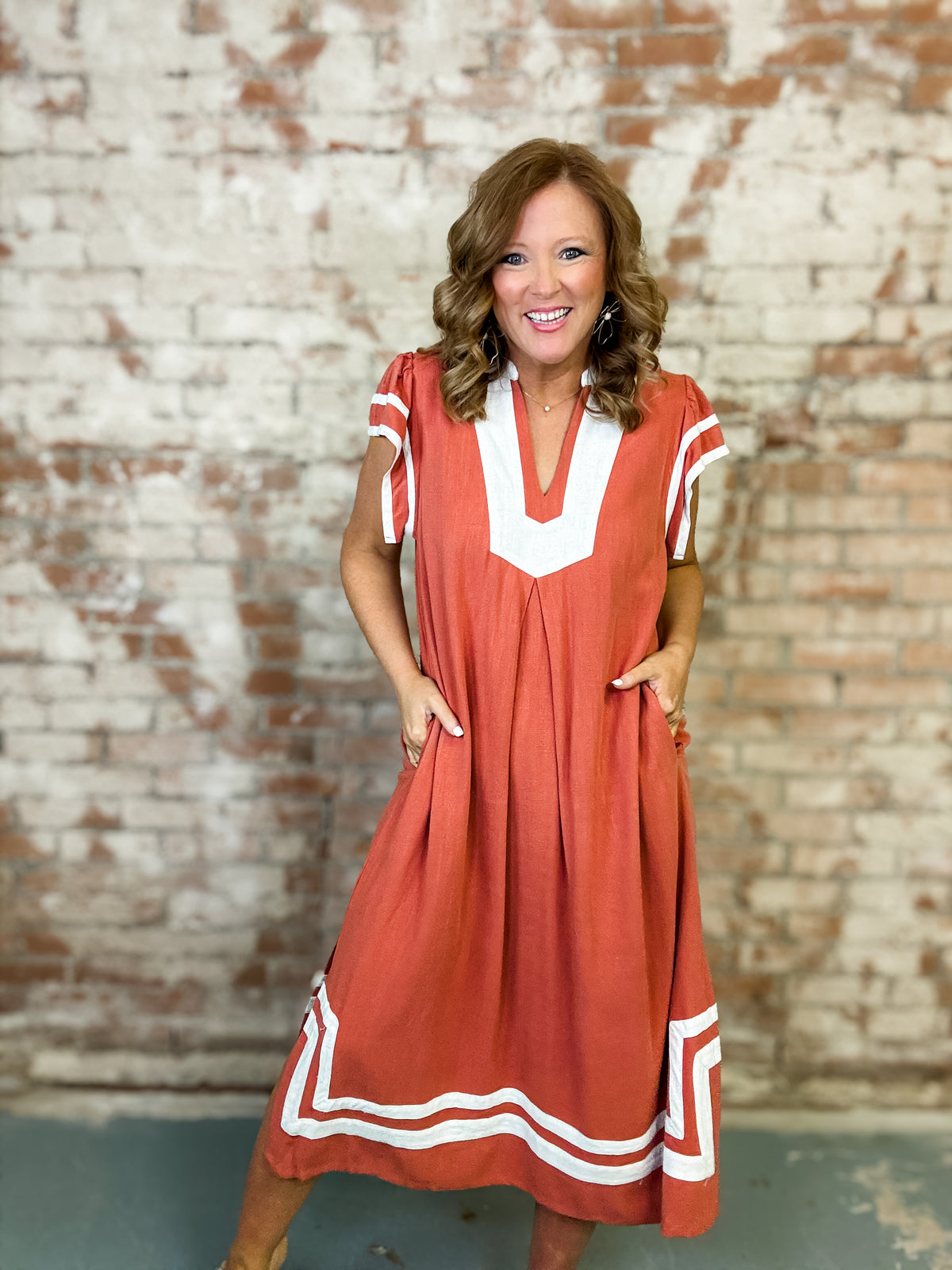 Tai Linen Midi Dress - FINAL SALE