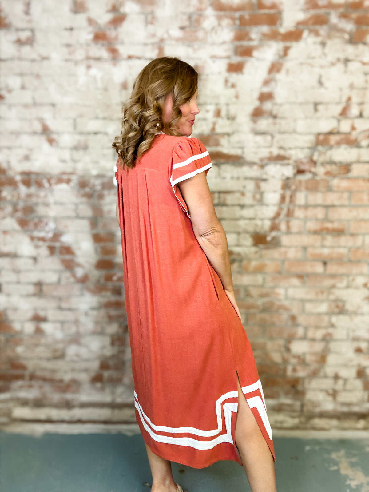 Tai Linen Midi Dress - FINAL SALE