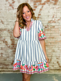 THML Korissa Embroidered Dress