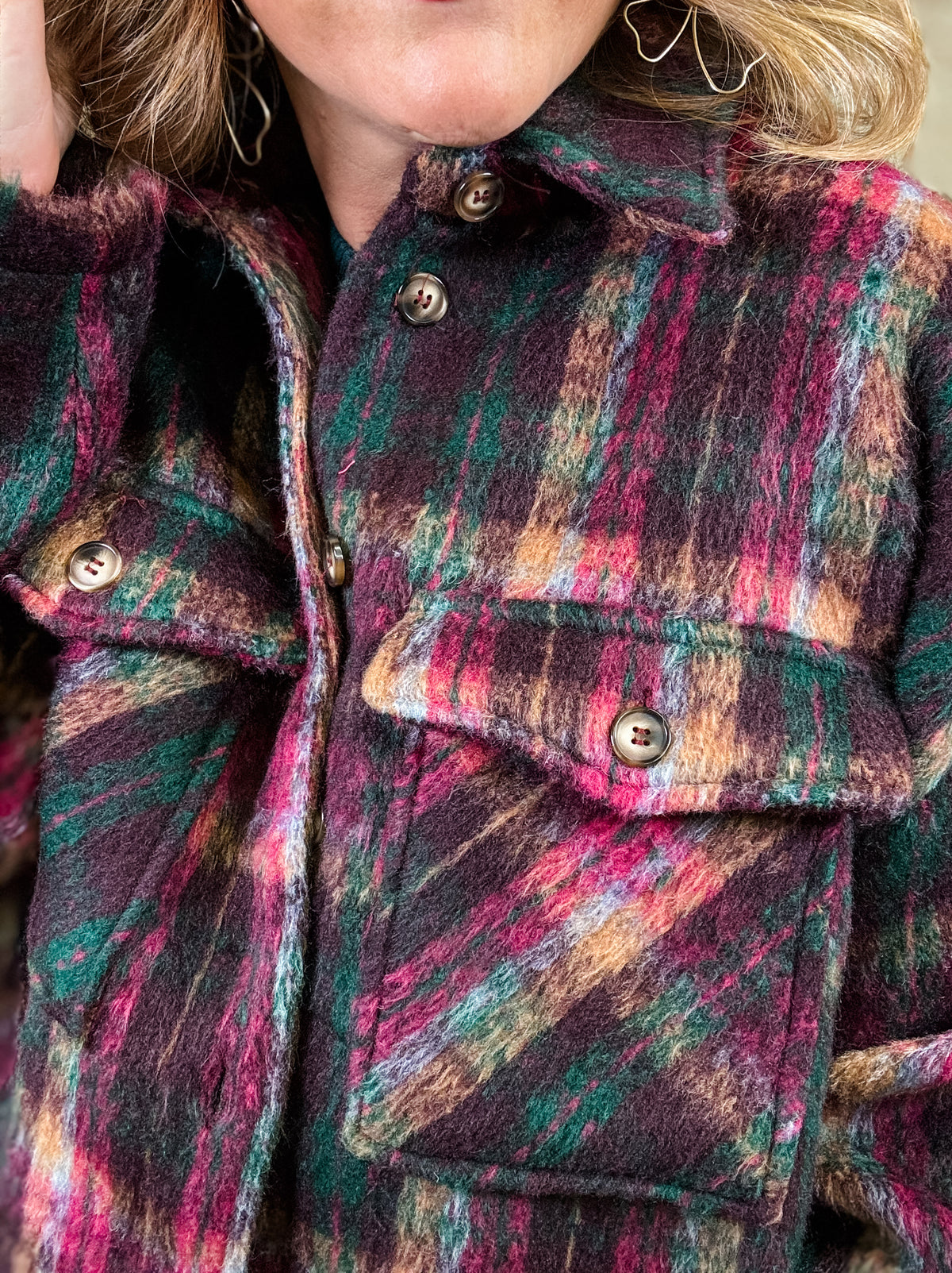 Laney Button Up Jacket - FINAL SALE