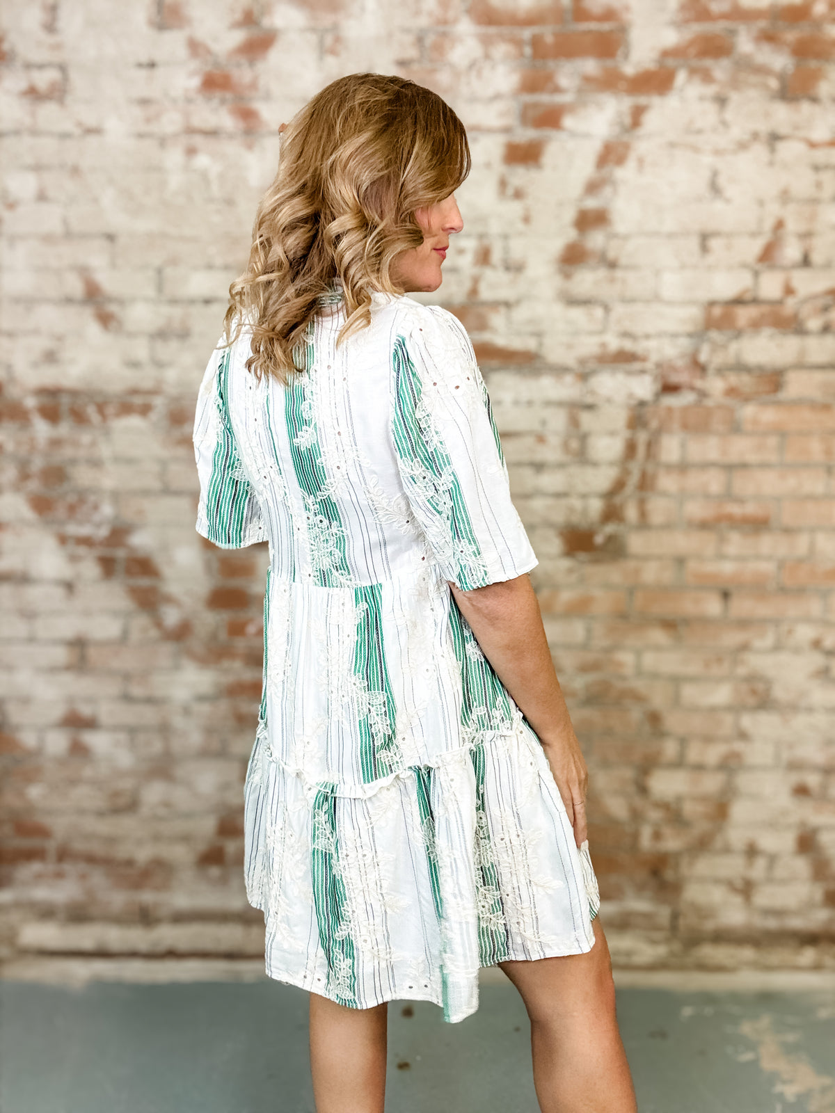 Maelin Tiered Stripe Dress - FINAL SALE