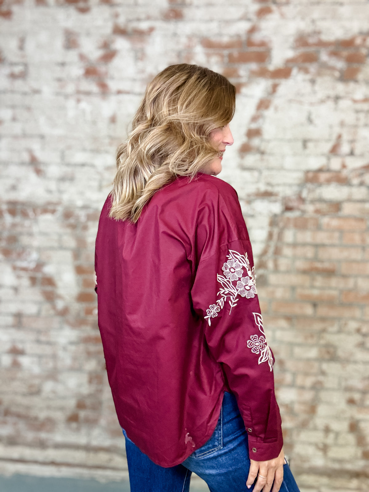 Able Embroidered Top - FINAL SALE