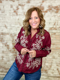 Able Embroidered Top - FINAL SALE