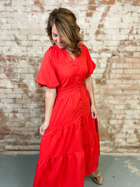 Sasha Tiered Midi Dress - FINAL SALE