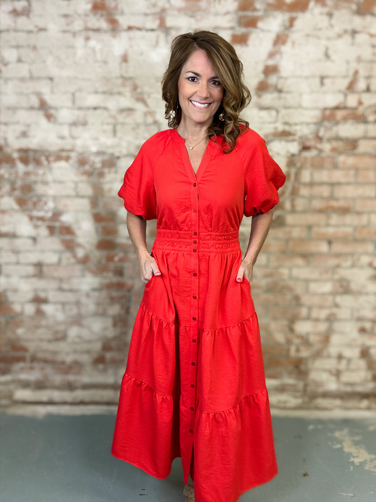 Sasha Tiered Midi Dress - FINAL SALE