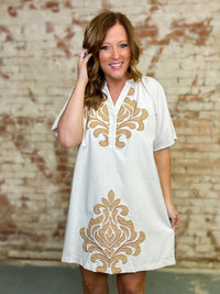 Lidia Applique Dress