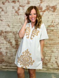Lidia Applique Dress