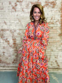 THML Memphis Midi Dress