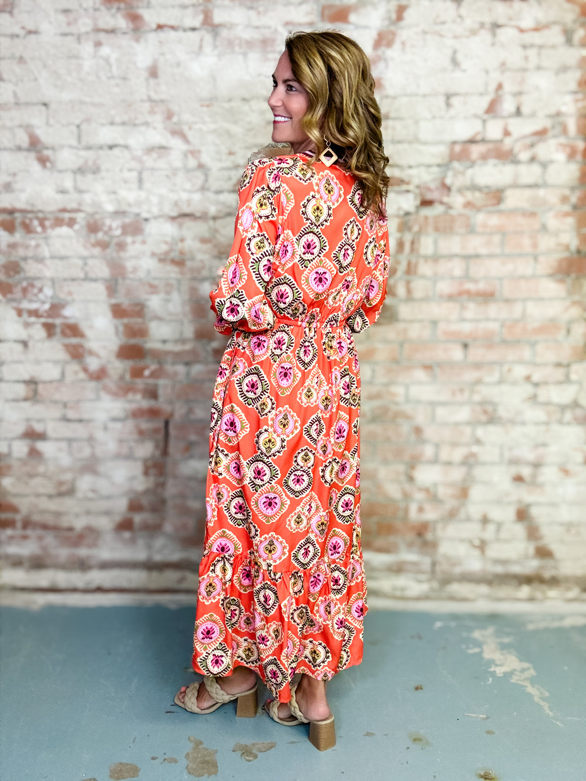 THML Memphis Midi Dress
